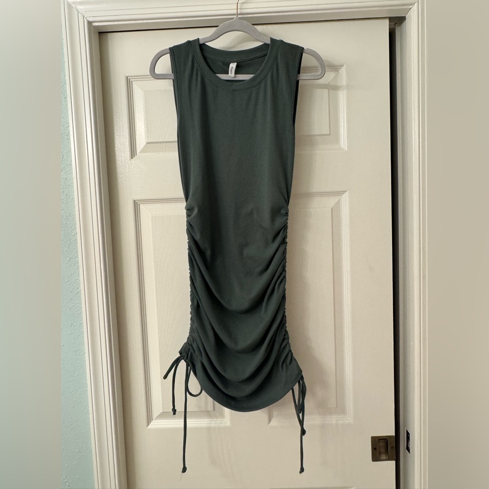 Wishlist Bodycon Mini Dress in Olive Green